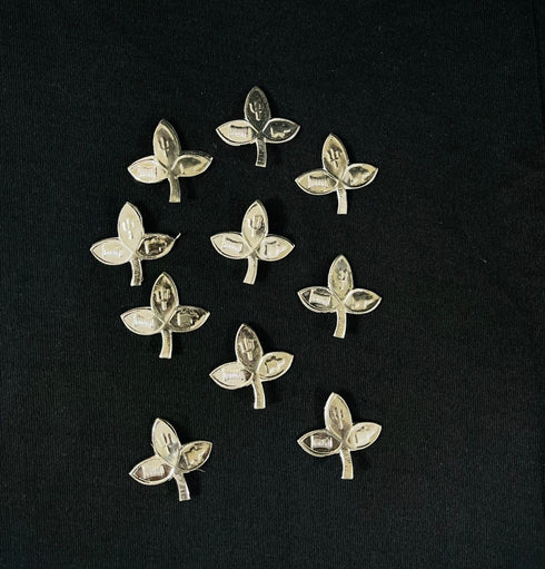Pure Silver Bilva Patra 10.46g (Pack of 10)